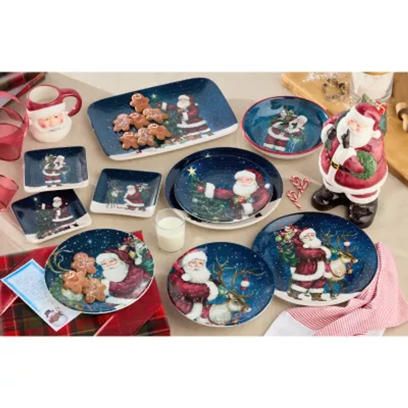 Certified International Santa's Secret Serving Platter