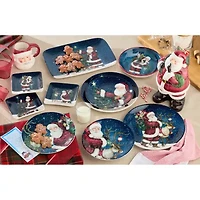 Certified International Santa'S Secret Serving Platter