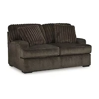 Signature Design by Ashley Aylesworth Loveseat in Dark Brown