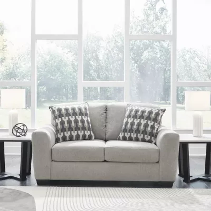 Signature Design by Ashley Avenal Park Loveseat in Gray