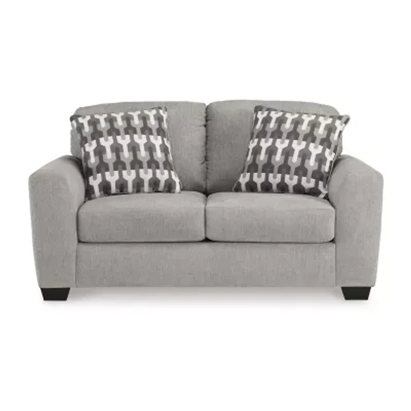 Signature Design by Ashley Avenal Park Loveseat in Gray
