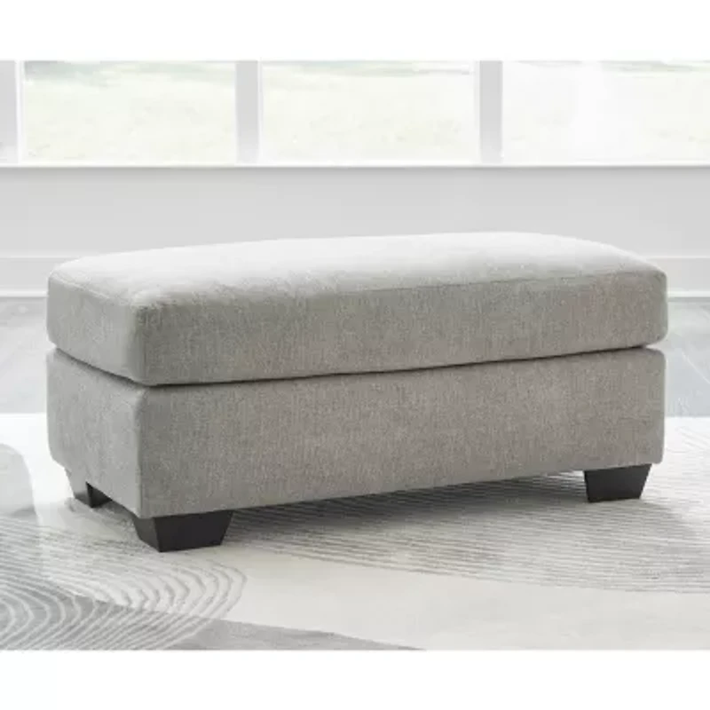 Signature Design by Ashley Avenal Park Ottoman in Gray