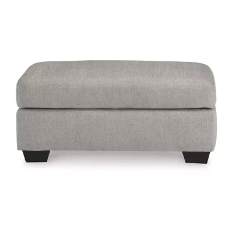 Signature Design by Ashley Avenal Park Ottoman in Gray