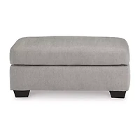 Signature Design by Ashley Avenal Park Ottoman in Gray