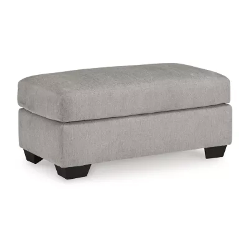 Signature Design by Ashley Avenal Park Ottoman in Gray