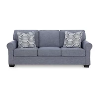 Signature Design by Ashley Carissa Manor Queen Sofa Sleeper in Blue