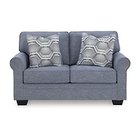 Signature Design by Ashley Carissa Manor Loveseat in Blue
