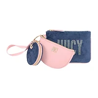 Juicy By Juicy Couture Mini Me Velour 3. Pc Pouch Set Wristlet