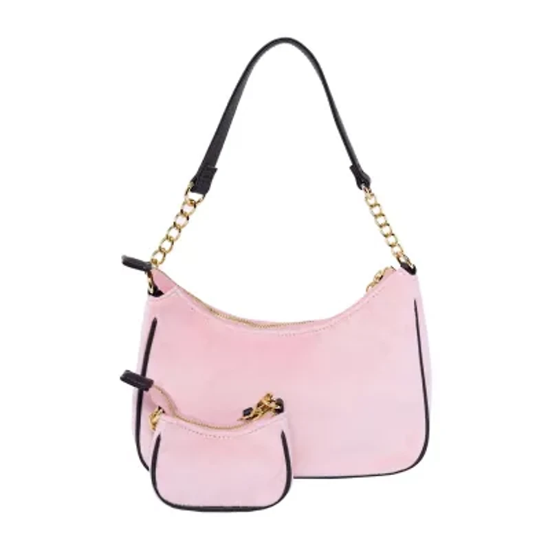 Juicy By Couture Mini Me Velour Shoulder Bag
