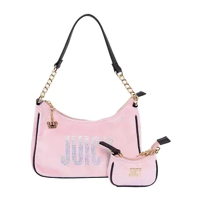 Juicy By Couture Mini Me Velour Shoulder Bag