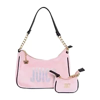 Juicy By Couture Mini Me Velour Shoulder Bag