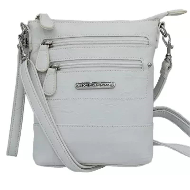 Stone Mountain North South 3-Bagger Washed Crossbody Bag