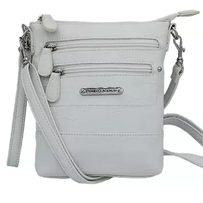 Stone Mountain North South 3-Bagger Washed Crossbody Bag
