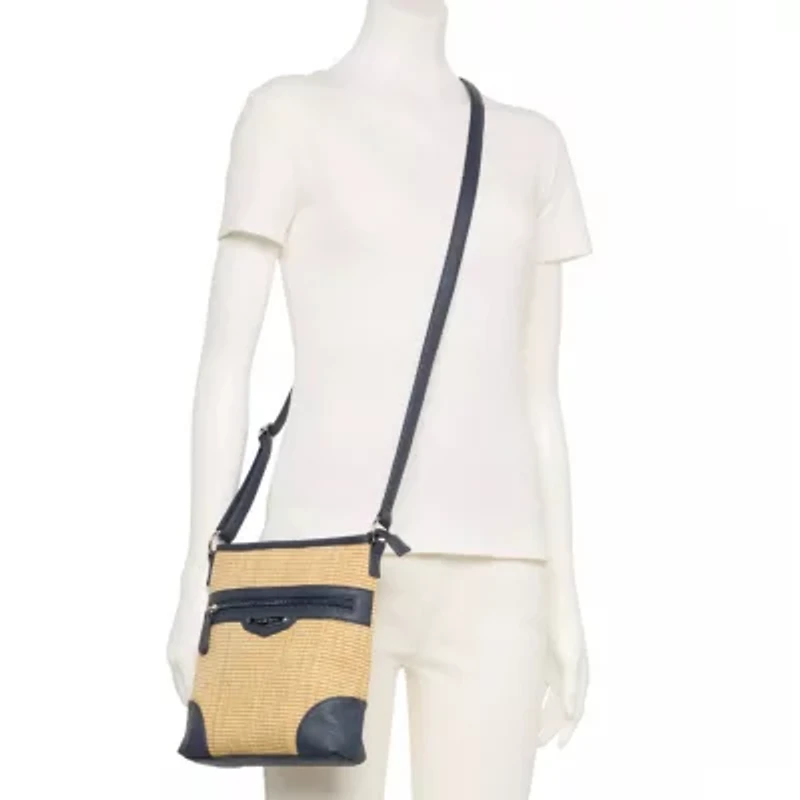 Stone Mountain Montego Bay Straw Lydia Crossbody Bag