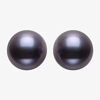 Cultured Freshwater Pearl Sterling Silver 8mm Ball Stud Earrings