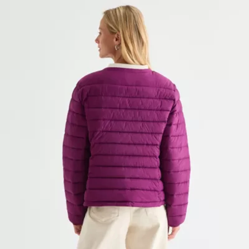 St. John's Bay Womens Heavyweight Puffer Jacket