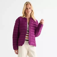 St. John's Bay Womens Heavyweight Puffer Jacket