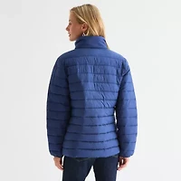 St. John's Bay Womens Heavyweight Puffer Jacket