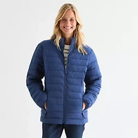 St. John's Bay Womens Heavyweight Puffer Jacket