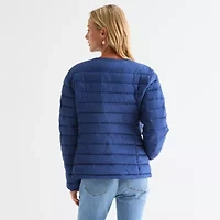 St. John's Bay Womens Heavyweight Puffer Jacket