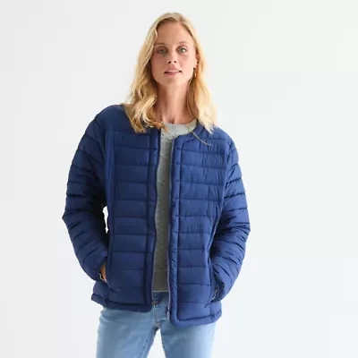 St. John's Bay Womens Midweight Puffer Jacket