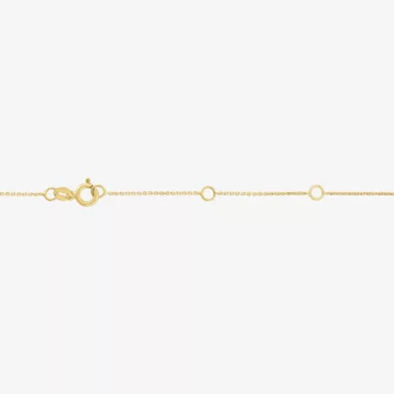 Diamond Addiction (G-H, Si2-I1) Womens White Diamond 10K Gold 16 Inch Strand Necklace