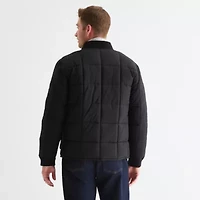 St. John's Bay Mens Water Resistant Midweight Bomber Puffer Jacket