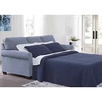 Signature Design by Ashley Carissa Manor Sofa in Blue