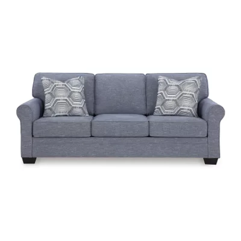 Signature Design by Ashley Carissa Manor Sofa in Blue