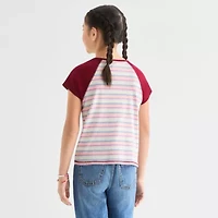 Self Esteem Big Kid Girls Round Neck Short Sleeve T-Shirt
