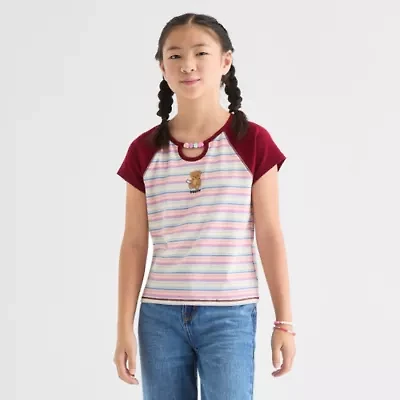 Self Esteem Big Kid Girls Round Neck Short Sleeve T-Shirt