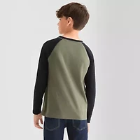 Thereabouts Little & Big Kid Boys Crew Neck Long Sleeve T-Shirt
