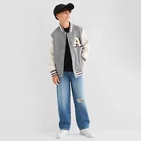 Thereabouts Little & Big Kid Boys Fleece Lightweight Varsity Jacket