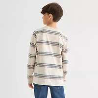 Thereabouts Little & Big Kid Boys Crew Neck Long Sleeve T-Shirt