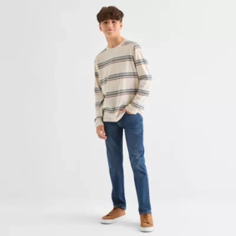 Thereabouts Little & Big Kid Boys Crew Neck Long Sleeve T-Shirt