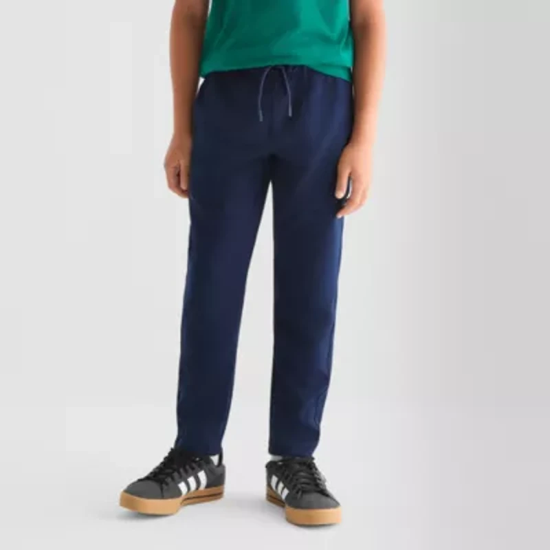 Xersion Double Knit Fleece Little & Big Kid Boys Tapered Regular Fit Fleece Pull-On Pant