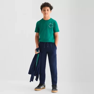 Xersion Double Knit Fleece Little & Big Kid Boys Tapered Regular Fit Fleece Pull-On Pant