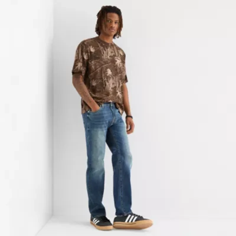 Arizona Mens Straight Leg Relaxed Fit Jean