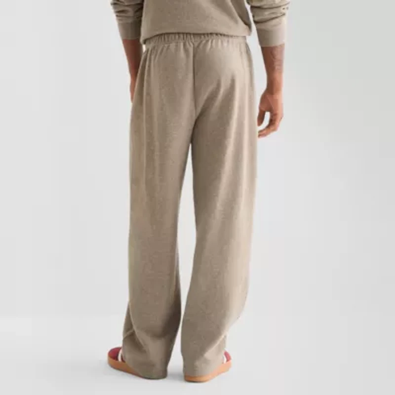 Arizona Mens Loose Fit Super Soft Fleece Pull-On Pant