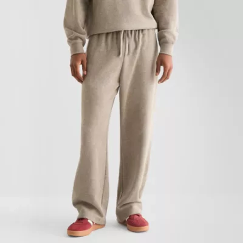 Arizona Mens Loose Fit Super Soft Fleece Pull-On Pant