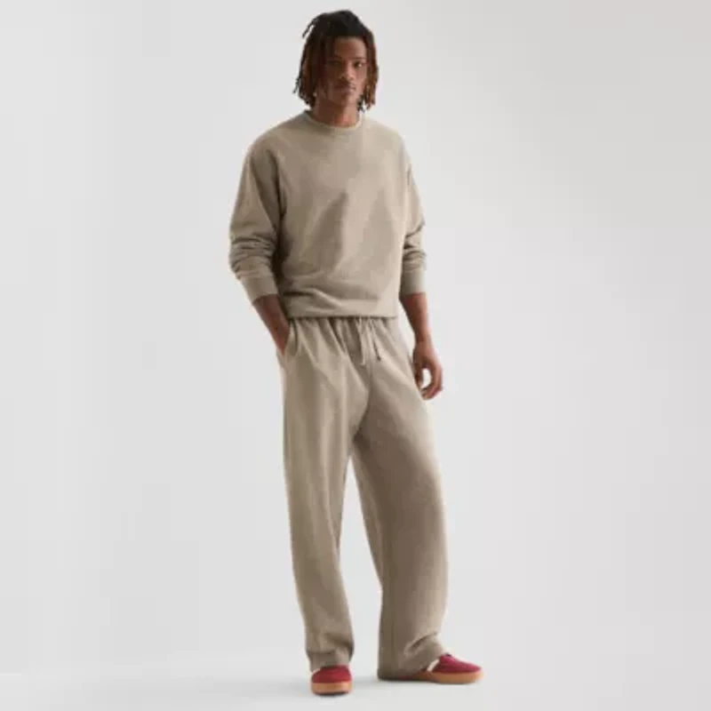 Arizona Mens Loose Fit Super Soft Fleece Pull-On Pant