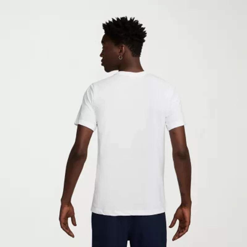 Nike Mens Crew Neck Short Sleeve Regular Fit Graphic T-Shirt