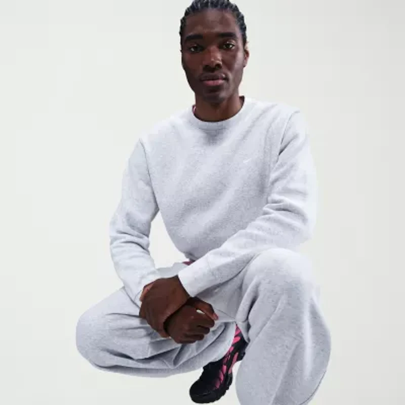 Nike Club Fleece Mens Crew Neck Long Sleeve Sweatshirt