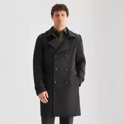 J. Ferrar Mens Midweight Trench Coat