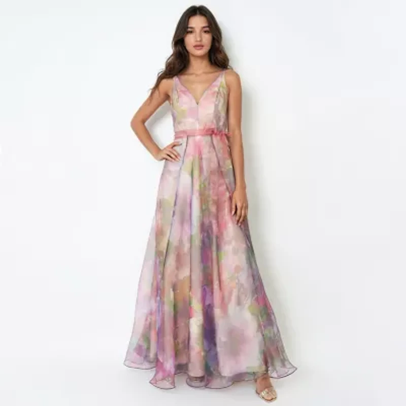 Rene by Ruiz Collection Womens Sleeveless Evening Gown