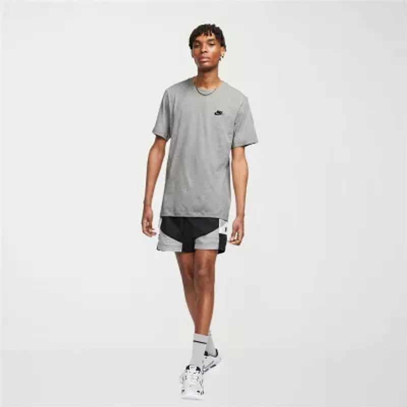 Nike Embroidered Logo Mens Crew Neck Short Sleeve Active T-Shirt