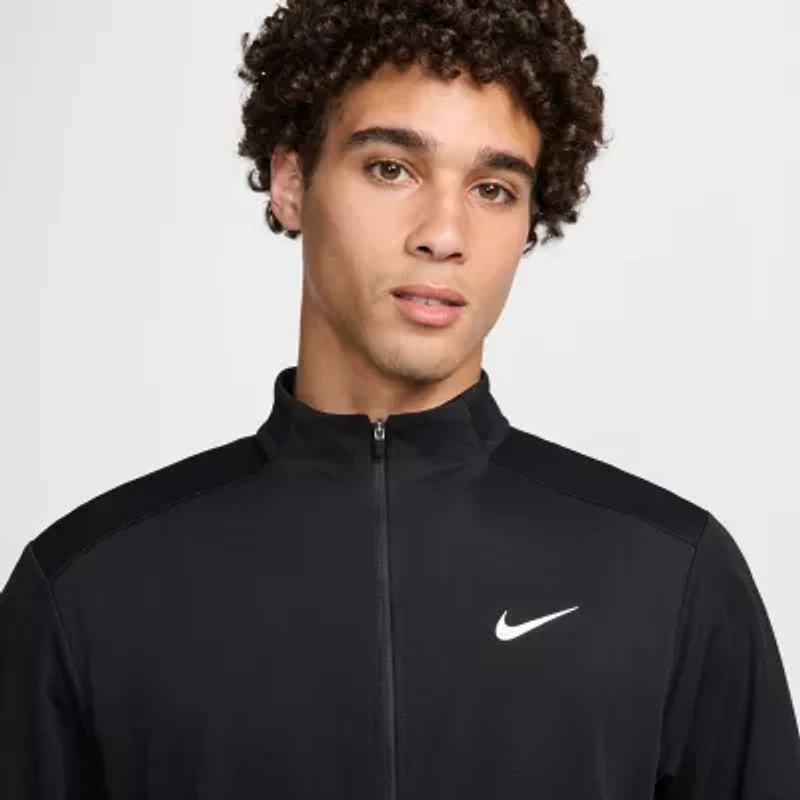 Nike Dri-Fit Mens Long Sleeve Fleece Zipper Active Big and Tall Hoodie