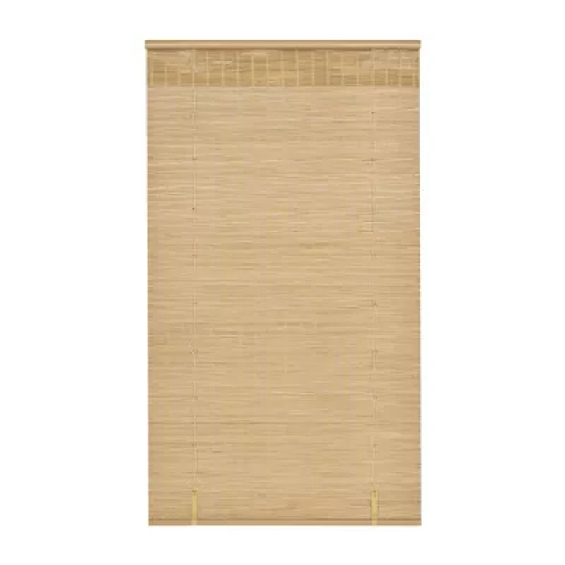 Home Basics Bayport Bamboo Cut-to-Width Light-Filtering Cordless Woven Wood Shade
