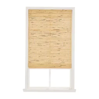 Home Basics Tortuga Cut-to-Width Light-Filtering Cordless Woven Wood Shade
