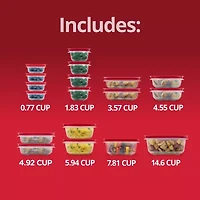 Rubbermaid Easy to Store 36-pc. Food Storage Set